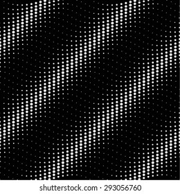 Simple wavy dot pattern, seamless vector background.