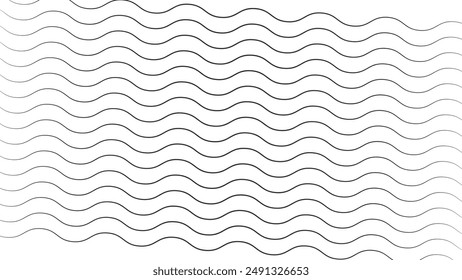 Simple wavy line based background texture 