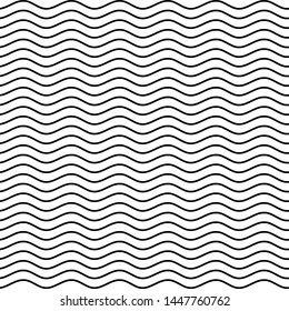 Simple wavy stripes pattern, seamless wavy pattern design