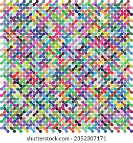 simple way Seamless Metaballs Pattern