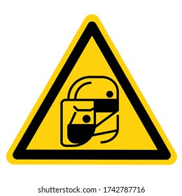 Iconos de protección facial de uso simple para su diseño