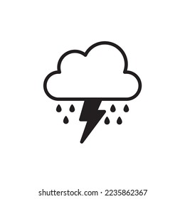 Simple Weather Icon Design, Vector Illustration