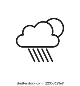 Simple Weather Icon Design, Vector Illustration