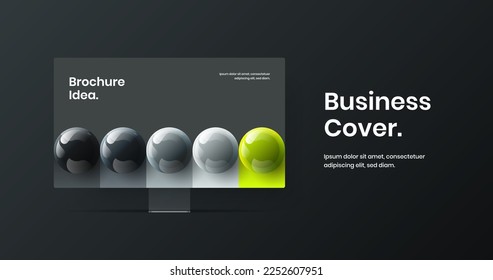 Simple web banner vector design illustration. Bright computer display mockup site layout.