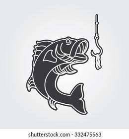 Simple Web Icon: River Fish 