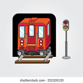Simple Web Icon - Train