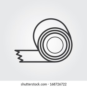 Simple web icon in vector: office equipment