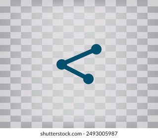 Simple web icon in vector: share