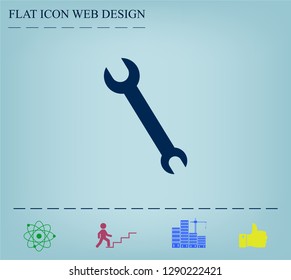 Simple web icon in vector: tool to work
