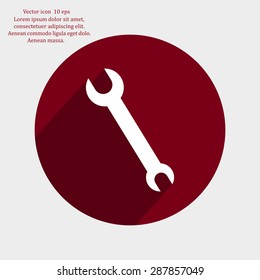 Simple web icon in vector: tool to work