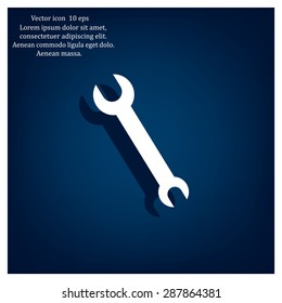 Simple web icon in vector: tool to work