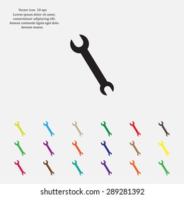 Simple web icon in vector: tool to work