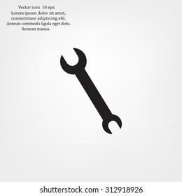 Simple web icon in vector: tool to work