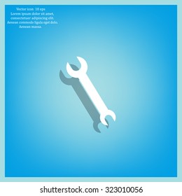 Simple web icon in vector: tool to work