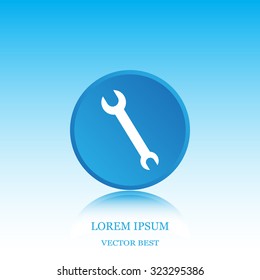 Simple web icon in vector: tool to work
