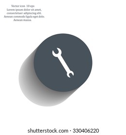 Simple web icon in vector: tool to work