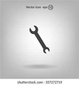 Simple web icon in vector: tool to work