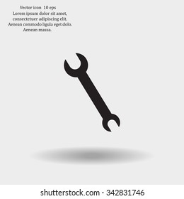 Simple web icon in vector: tool to work