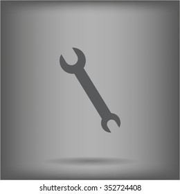 Simple web icon in vector: tool to work