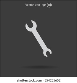 Simple web icon in vector: tool to work