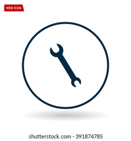 Simple web icon in vector: tool to work