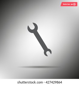 Simple web icon in vector: tool to work