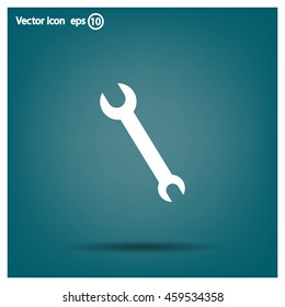 Simple web icon in vector: tool to work