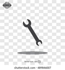 Simple web icon in vector: tool to work