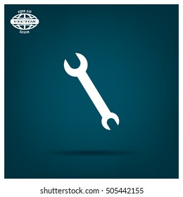 Simple web icon in vector: tool to work