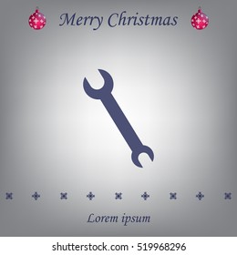 Simple web icon in vector: tool to work