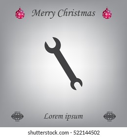 Simple web icon in vector: tool to work