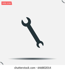 Simple web icon in vector: tool to work