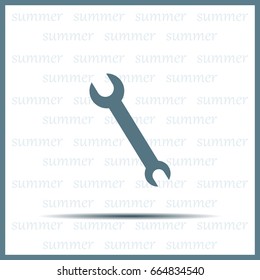 Simple web icon in vector: tool to work