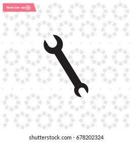 Simple web icon in vector: tool to work