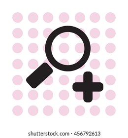 Simple web icon vector zoom