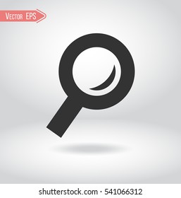 Simple web icon in vector: zoom