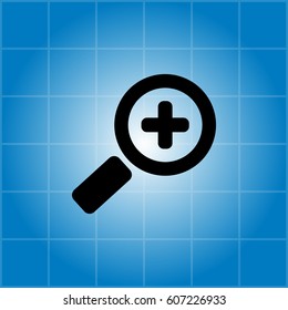 Simple web icon vector zoom