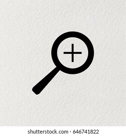 Simple web icon vector zoom