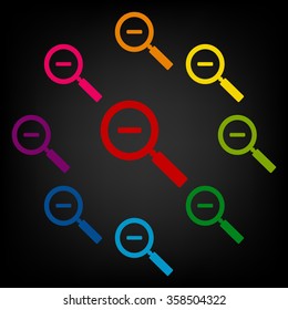 Simple web icon zoom