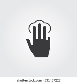 Simple Web Icons: Hand Touch
