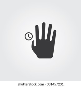 Simple Web Icons: Hand Touch
