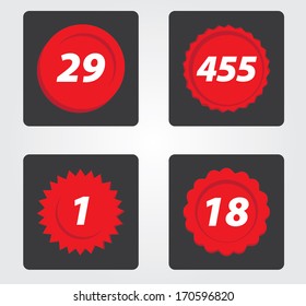 Simple web icons: reminders
