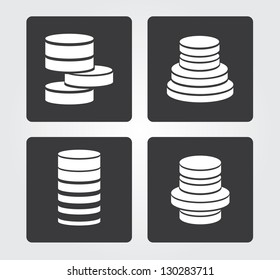 Simple web icons in vector: cylinder