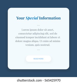 Simple web informal form