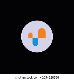 Simple web logo design and symbol art