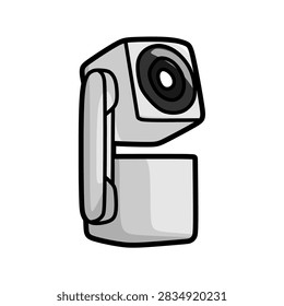 simple webcam camera with a simple computer accessory