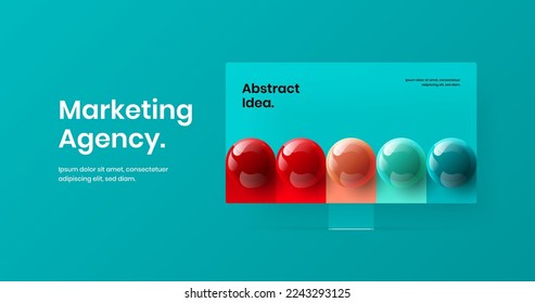 Simple website screen design vector concept. Isolated desktop mockup landing page illustration.
