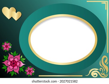 simple wedding invitation letter background template