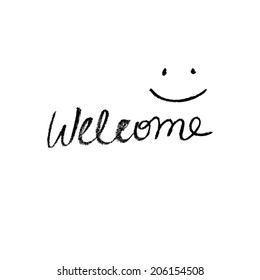 Simple Welcome sign
