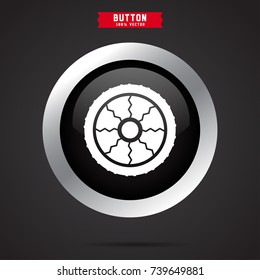simple wheel icon